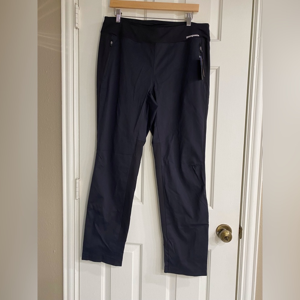 NWT Black XL Women’s Patagonia Wind Shield Slim Fit Pants